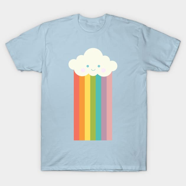 Proud rainbow cloud T-Shirt by EuGeniaArt